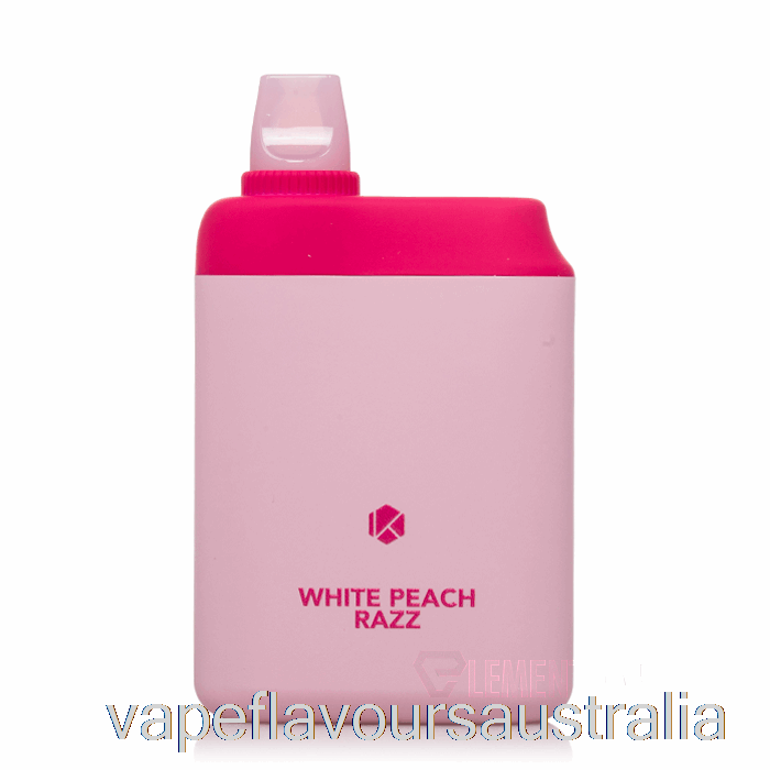 Vape Nicotine Australia Kadobar x PK Brands PK5000 Disposable White Peach Razz